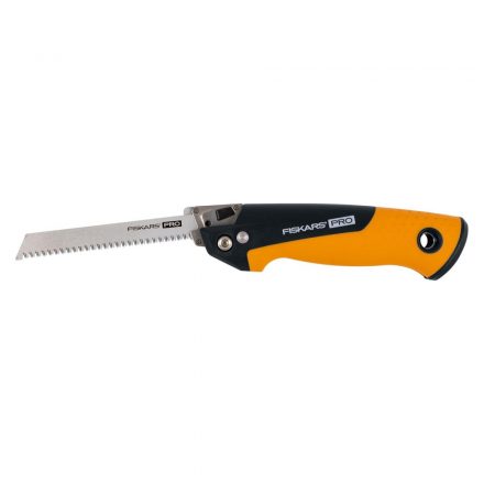 Fiskars  COMPACT Összecsukható fűrész, két pengével (fához, műanyaghoz, fémhez) 1062934