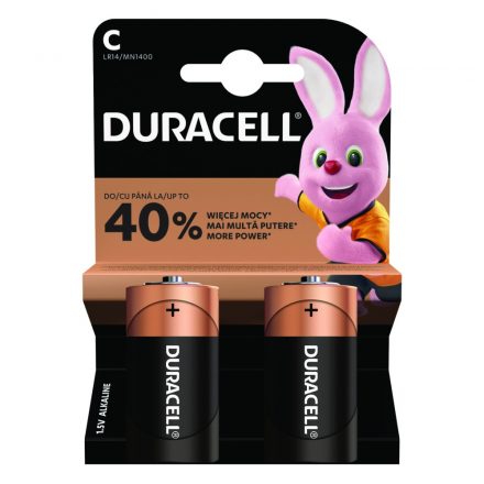 DURACELL Basic Alkáli Baby Elem C B2 /2db  DBC 5000394127531