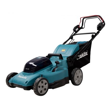 Makita  DLM481Z Akkus fűnyíró önjáró, 2x18V LXT akku és töltő nélkül, 48cm