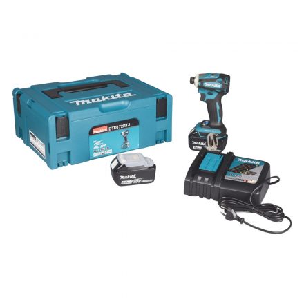 Makita  DTD172RTJ Akkus ütvecsavarbehajtó 1/4” 18V LXT 5,0Ah MAKPAC koffer