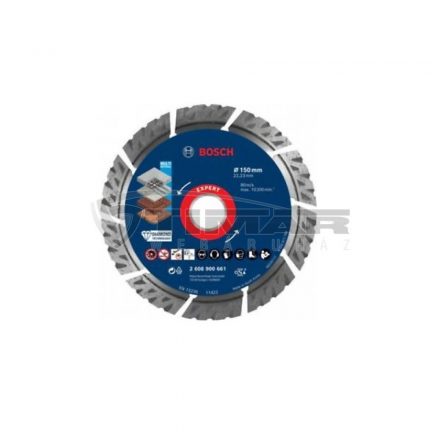 Bosch 2608900661 Multimaterial gyémánt vágótárcsa 150x22,23x2,4x12mm