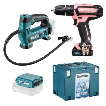 Makita  CLX233SAX1 Akkus gép szett (HP331D+MP100D+ADP08) 12V CXT 1x2,0Ah