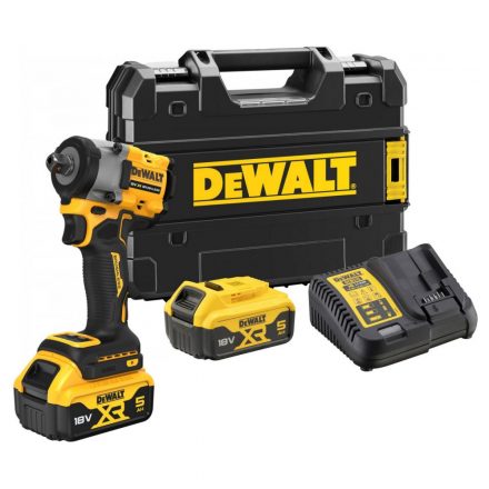 DeWalt  DCF922P2T-QW Akkus ütvecsavarozó 1/2” 18V 2x5,0Ah koffer