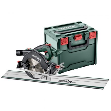 Metabo  KS18LTX57 Akkus kézi körfűrész +FS160 vezetősín 18V akku és töltő nélkül, metaBox340 691065000