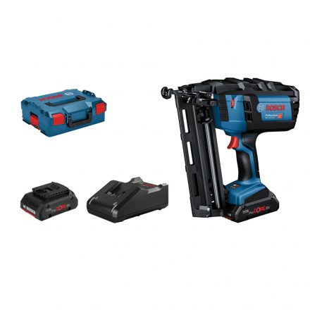 Bosch GNH 18V-64 M Akkus szögbelővő 18V akkuval,töltővel L-Boxx 136 0601481003