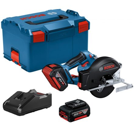 Bosch  GKM18V-50 Akkus kézi körfűrész 18V akku és töltő nélkül, L-BOXX136 06016B8002