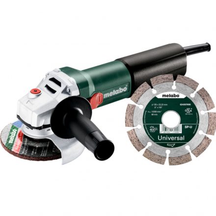 Metabo  WQ1100-125 Set Sarokcsiszoló 125mm 1100W karton 610035920