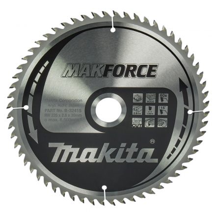 Makita  B-32415 Körfűrésztárcsa 235x30 Z60