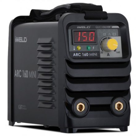 Iweld  ARC160 MINI Hegesztő inverter szett (8000ARC160M+8NRDE2BLACKB)