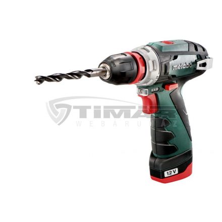 Metabo PowerMaxx BS Quick Basic Akkus fúró-csavarbehajtó 12V Li-Power 2,0Ah, koffer 600156500