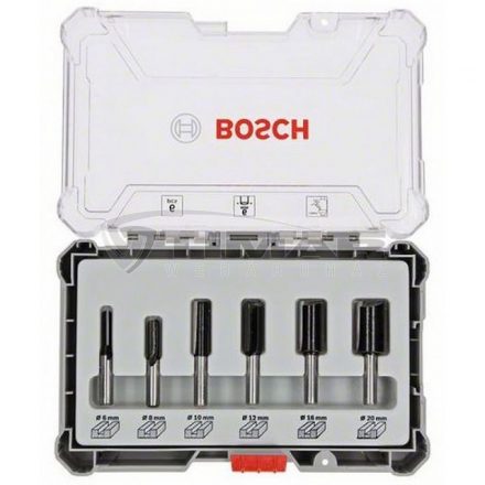 Bosch 2607017465 Marószárkészlet 6mm-es befogószárral  6db-os