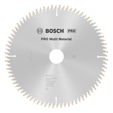 Bosch  2608640445 Multi Material Körfűrésztárcsa keményfémlapkás 210x30mm 80fogas