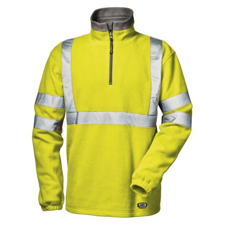 Munkavédelmi  Pulóver Sir Safety Dune 2XL-es jólláthatósági sárga, polár anyag SSY-MC3915E1-2XL