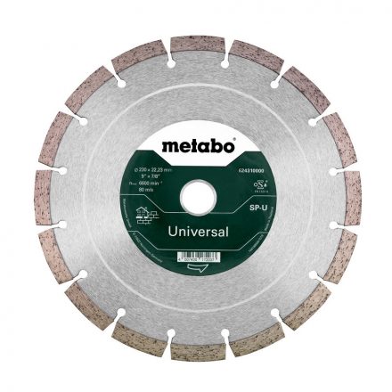 Metabo  624310000 Promotion Gyémánt vágótárcsa szegmentált, beton/tégla 230x22,23mm