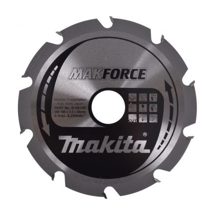 Makita  B-08165 Körfűrésztárcsa durva vágásra 165x30