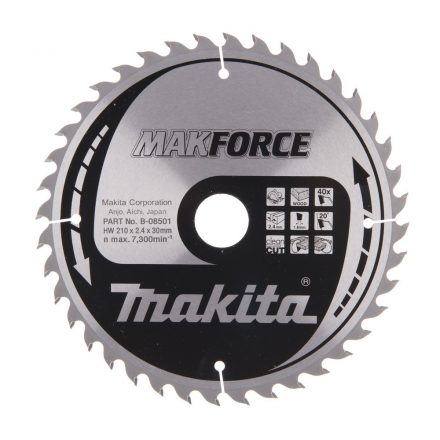 Makita  B-08501 Körfűrésztárcsa közepes/finom vágáshoz 210x30mm