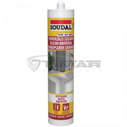 Soudal  Univerzális szilikon, fehér 280ml 153512