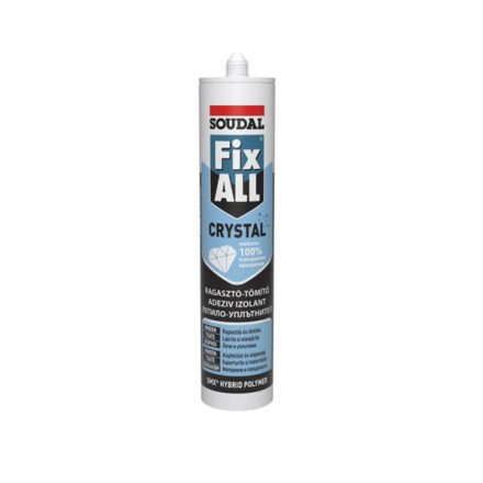 Soudal  FIX ALL CRYSTAL Ragasztó, színtelen 290ml 119382