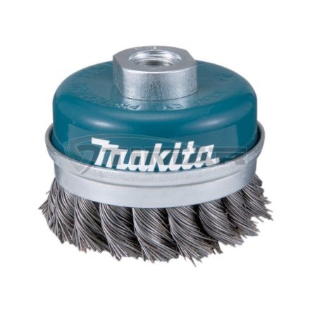 Makita  D-24153 Tárcsás drótkorong (csésze) fonott, átmérő: 60mm, huzal: 0,5mm, M14