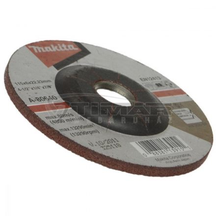 #Makita  A-80640 Tisztítótárcsa  INOX, 115x22,23mm, 6,0mm vastag