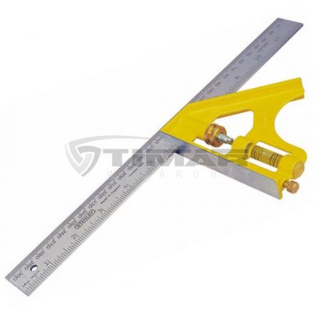 Stanley  2-46-028 kombinált derékszög, fém 30cm