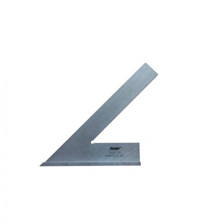 Berger Szögellenőrző talpas, 45 fokos, 200x130mm, 5mm vastag  020404-0013