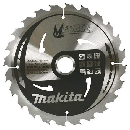 Makita  B-08084 Körfűrésztárcsa Mforce 230/30mm Z24