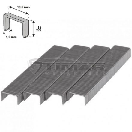 Dedra 11Z210 Tűzőgépkapocs  10mm 1000db / csomag