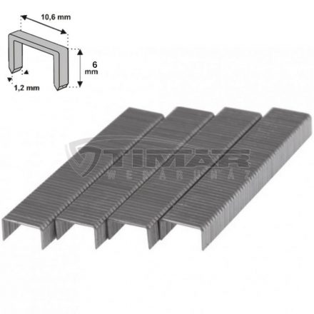 Dedra 11Z206 Tűzőgépkapocs 6mm 1000db / csomag