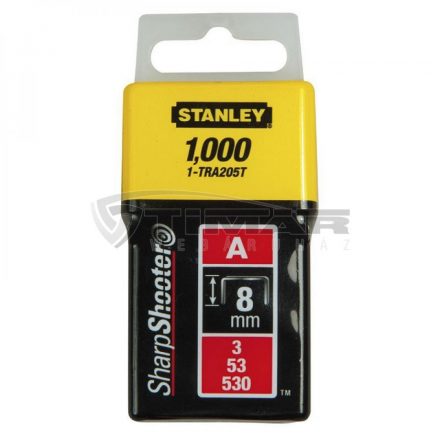 Stanley  1-TRA205T 8mm-es ˝A˝ kapocs A5/53530 1000db/csomag