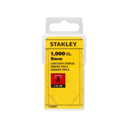 Stanley  1-TRA205T 8mm-es ˝A˝ kapocs A5/53530 1000db/csomag