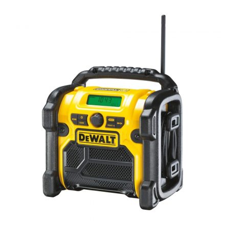 DeWalt  DCR020-QW Akkus/hálózati rádió 12V-14,4V-18V akku és töltő nélkül