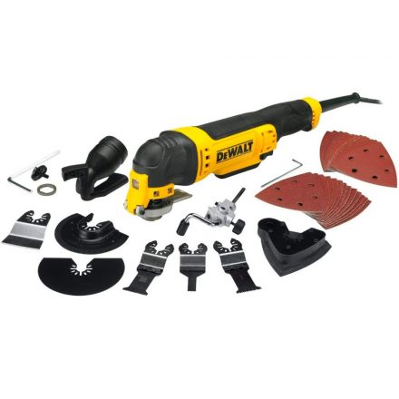 DeWalt DWE315KT-QS Multifunkciós gép +tartozékokkal, 300W T-STAK