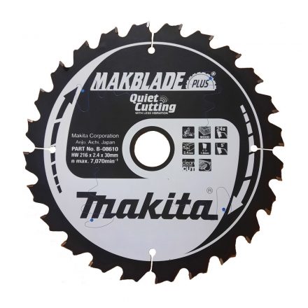 Makita  B-08610 Körfűrésztárcsa Makblade plus 216x30mm Z24