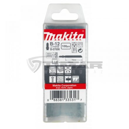 Makita  B-07696 Szúrófűrészlap fára L100mm Z6 B12 100 db