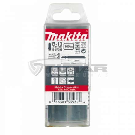 Makita  B-07705 Szúrófűrészlap fára L100mm Z8 B13 100 db