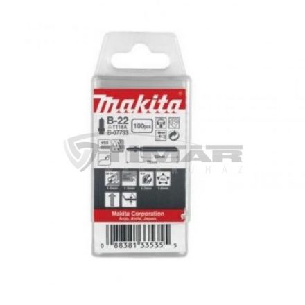 Makita  B-07733 Szúrófűrészlap fémre L80mm Z24 B22 100 db