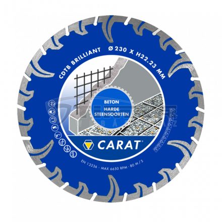 Hikoki  CDTB115300 Carat Gyémánttárcsa beton/vasbeton 115x22,2mm