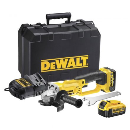 DeWalt DCG412M2-QW Akkus sarokcsiszoló 125mm 18V Li-Ion, koffer