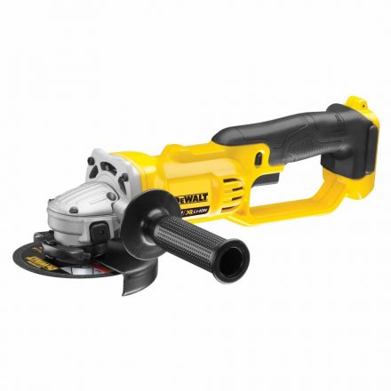 DeWalt DCG412N-XJ Akkus sarokcsiszoló 125mm 18V Li-Ion akku és töltő nélkül, karton