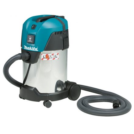 Makita  VC3011L Porszívó inox tartály, száraz-nedves, inox tartály 1000W, L-osztály 30L