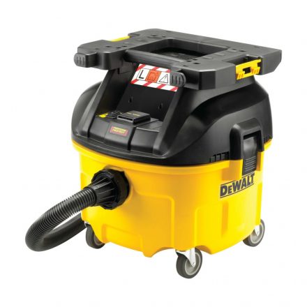 DeWalt  DWV901LT-QS Porszívó T-Stak rögzítővel, szinkron start, száraz-nedves 1400W, automata, L-osztály 30L