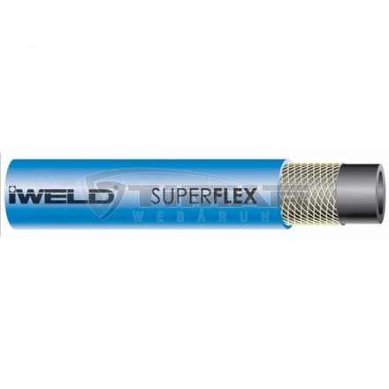 Iweld  SUPERFLEX oxigén tömlő 6,3x3,5mm (50fm/tekercs) 30SPRFLEXOX6