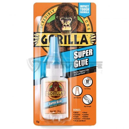 Gorilla  Super Glue pillanatragasztó KÉK 15g  4044200