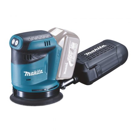 Makita  DBO180Z Akkus excentercsiszoló 18V LXT akku és töltő nélkül 125mm, karton