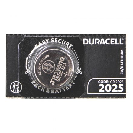 DURACELL Gombelem Lítium CR2025  DGCR2025B5  5000394132146