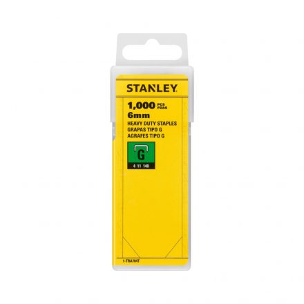 Stanley  1-TRA704T 6mm-es ˝G˝ kapocs G4/11/140 1000db/csomag