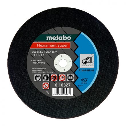 Metabo  616339000 Flexiarapid super vágótárcsa 350x3,0x25,4mm FÉM/ACÉL