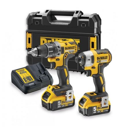 DeWalt  DCK268P2T-QW Akkus Combopack (DCD791+DCF887) 18V 2x5,0Ah T-STAK