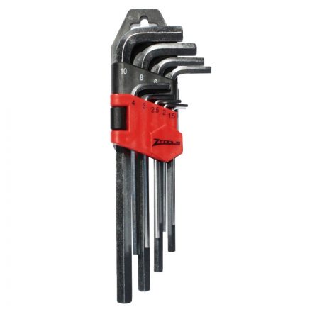 Z-TOOLS Imbuszkulcs készlet, 9 részes 1,5-10mm  040208-0553